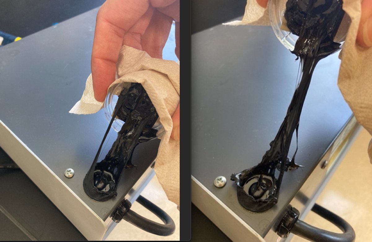 #NewLab here #refurbishing some vintage pieces: What causes equipment feet to melt away like this? Can I remediate it?