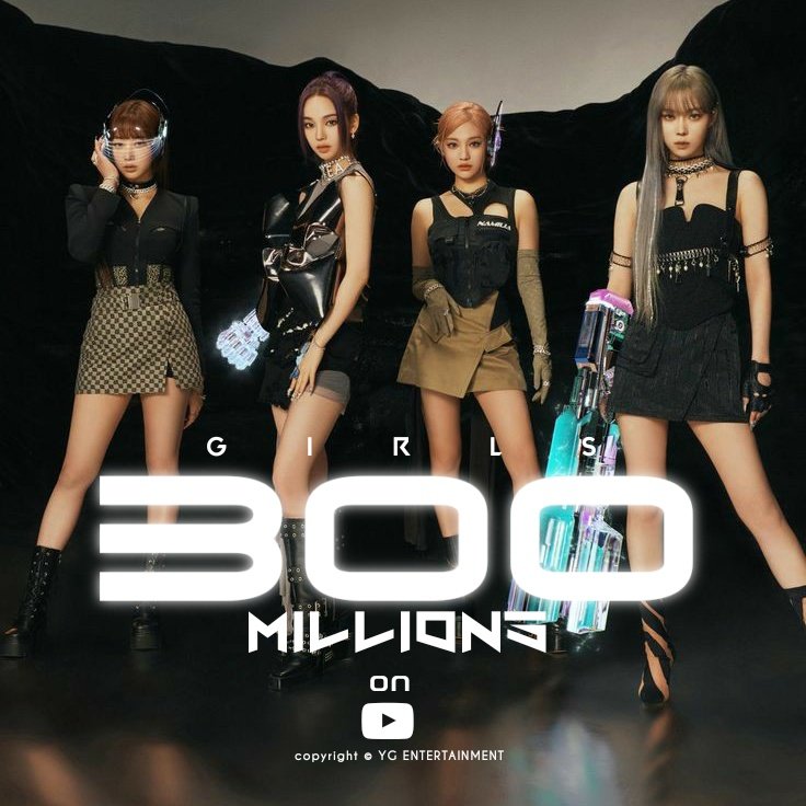 STARGIRLSHLC's tweet photo. #STARGIRLS🌌 
'Girls' M/V VIDEO 
HITS 300 MILLIONS VIEWS @YouTube
Celestie's worldwide, thank you so much!

[#] @RHallucinado @YGHLLC https://t.co/4Hx0UYUrEY