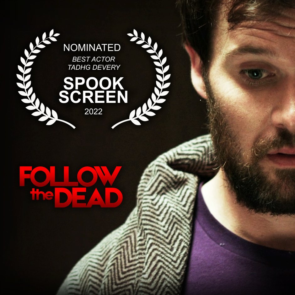 wildstagmedia's tweet photo. 🎭 ALL EYES ON TADHG! 🎊

Follow the Dead picks up a nomination in Spook Screen Film Festival as Tadhg Devery is up once more for the Best Actor award! ✨

#Spookscreen #FollowTheDead #WildStagProductions #Zombie #Comedy #Horror #IrishFilm #IndieFilm #festival #awards #nomination https://t.co/zDOnkEXRQR