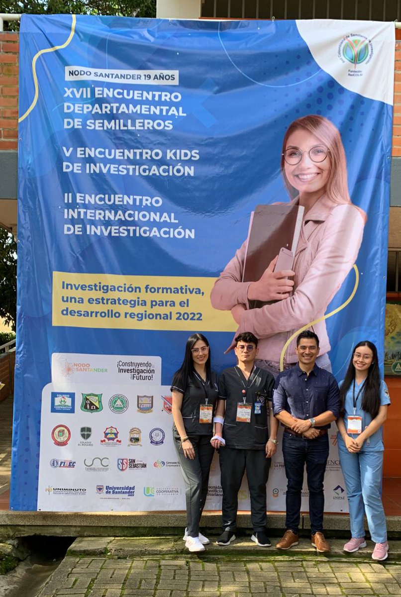 udes_oficial's tweet photo. #NoticiasUDES | La #UDES💙 participa con 12 proyectos de estudiantes en RedColsi, nodo Santander, que fueron seleccionados en el Encuentro Institucional de Semilleros de Investigación 2022.
¡Felicitaciones #EstudianteUDES #OrgulloUDES! https://t.co/HjMdF9P4QI