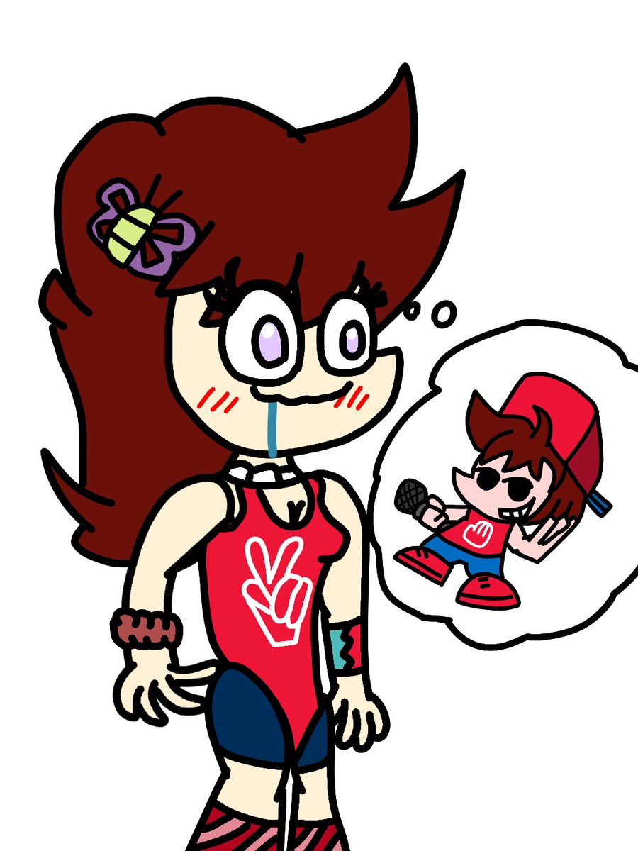 Kasl55305922's tweet photo. I decided to fantasize a bit about Skye's design if she were in the gendersup universe, but she a fangirl of the male version of Girlfriend (maybe she could even make a slightly changed name, similar to other versions of Sky from Skyvers)
#Fnf
#Fnfmods
#Skyfnf
#Skyvers https://t.co/BFM5SAh3vt