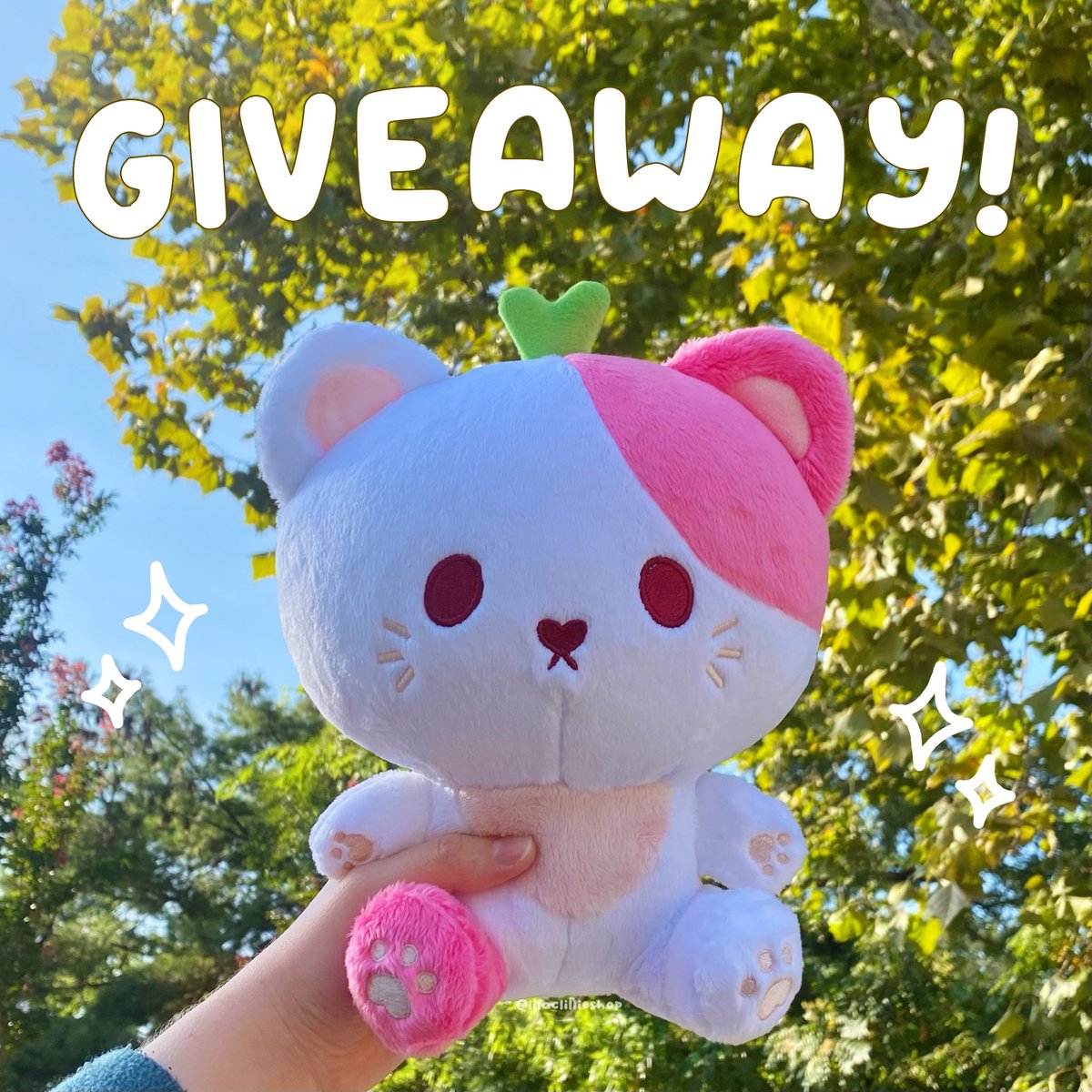 ♡ CREAMBERRY GIVEAWAY ♡ 

To say a huge thank you for all the overwhelming support and success of our first kickstarter, we’re giving away one of our strawberry cat plushies 🐱

To enter:
🍓 follow us
🍓 LIKE &amp; RT
🍓 tag a friend

ends 9/19 🎀