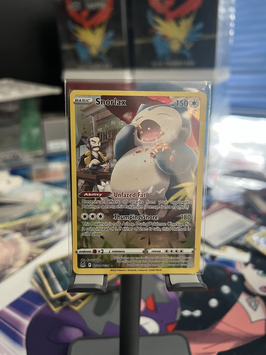TheGioRoyals's tweet photo. To Celebrate Lost Origin release

Giving this Snorlax away to a random follow next Friday! Good luck!
#pokemon #Giratina https://t.co/Kkp7CPsSW4