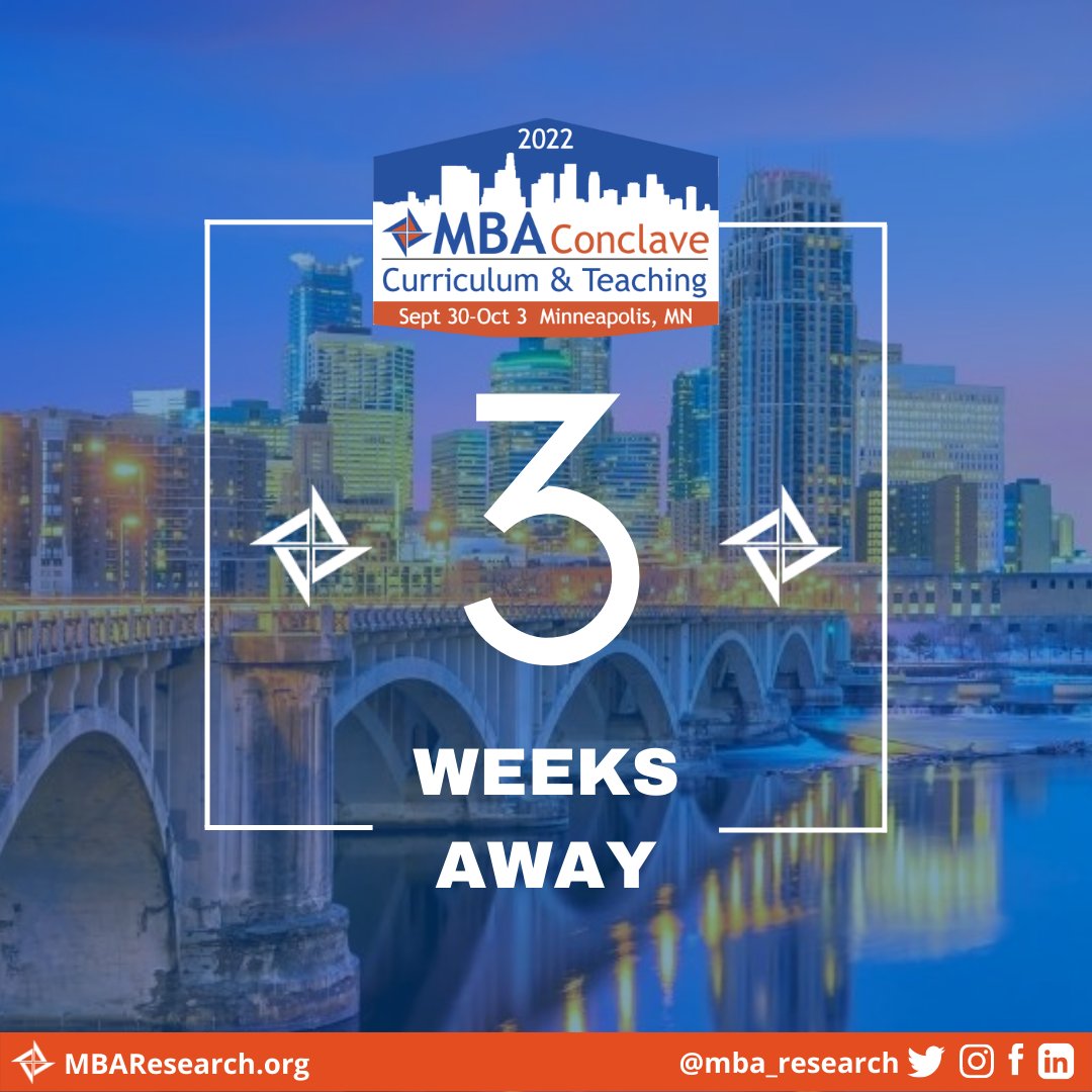 MBAResearchNEWS's tweet photo. We’re 3 weeks away from MBA Conclave Curriculum & Teaching Conference, featuring BPA, DECA AMPED, and FBLA! As we’re counting down the days until we gather together again, be sure to check out the newly revised agenda: https://t.co/LL4cpvPFH6.
#Education #MBAConclave #Teachers https://t.co/0qsU9CckvE