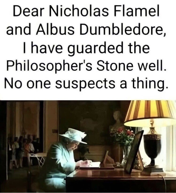 Wands up for the Queen 👸🪄

#QueenElizabeth