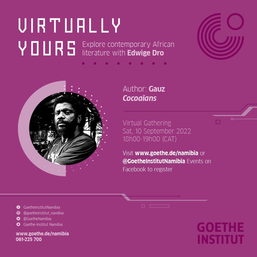 goethejoburg's tweet photo. Calling all Book Lovers 📚.. 

This month’s installation of #VirtuallyYours is taking place this Saturday, 10 September at 6PM. https://t.co/R9xImSHUQk
