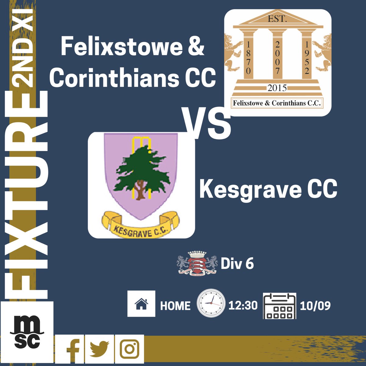 CCFelixstowe's tweet photo. 🏏Saturday Fixtures🏏 https://t.co/5jgVE0byLp