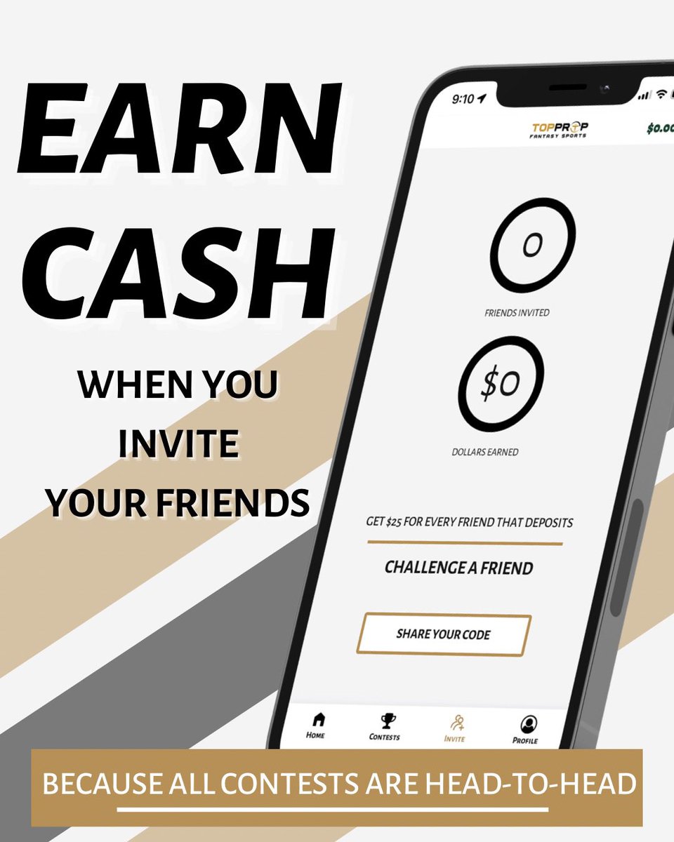 TopPropFantasy's tweet image. EXCLUSIVE: The TopProp App is Live 🚀

Click the link to download now and play fantasy sports like never before: qrco.de/topprop

• Player vs player contests in seconds
• Battle head-to-head against friends

#SwipeToWin