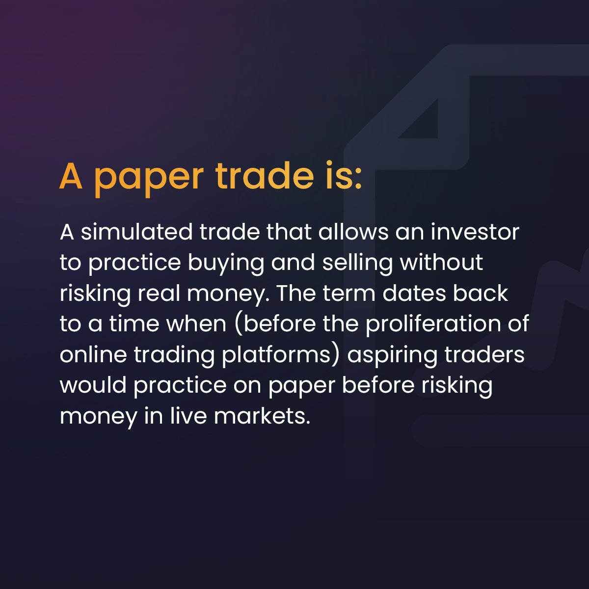 MyBLKXOfficial's tweet photo. What is paper trading and where can I start?

Tag someone you know would want this! https://t.co/9S3Uwm9ooh