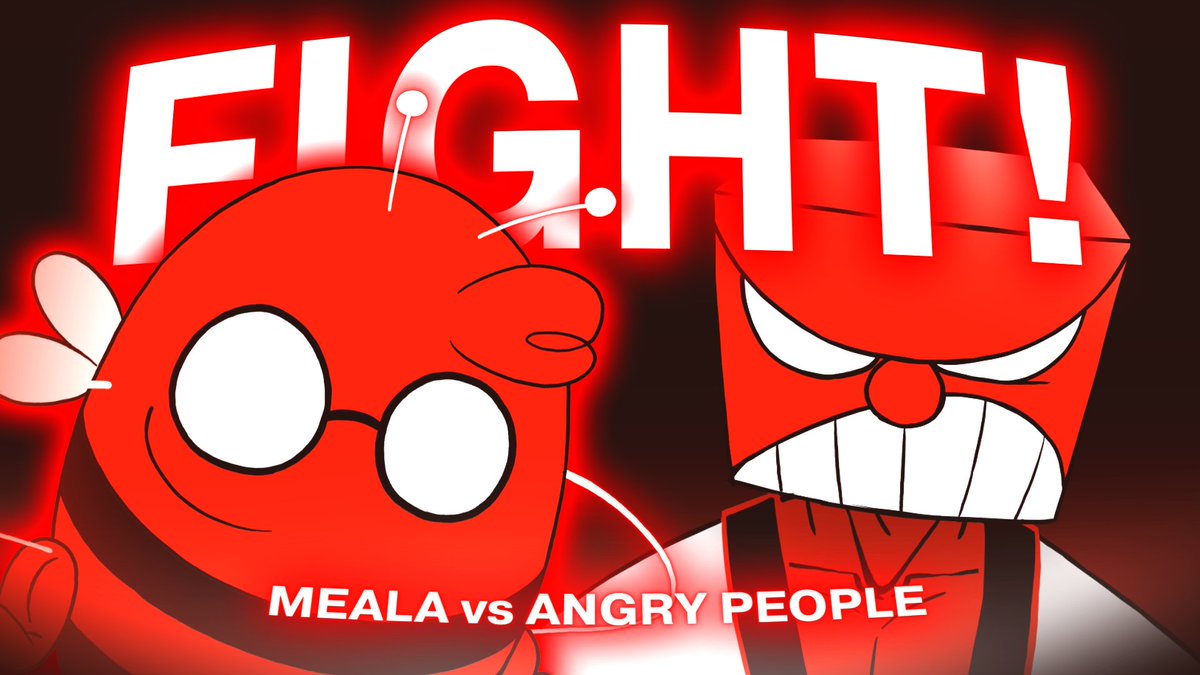StudioMeala's tweet photo. MEALA MINI #053 - MASCOT SHOWDOWN!
.
https://t.co/u9VDfM32mi
.
Created by @AngryPplStudios with Music from Tobias Dahl Nielsen (tobiasdnmusic on Insta) 💥
.
#Animation #MealaMini https://t.co/2OkUJPFWU4
