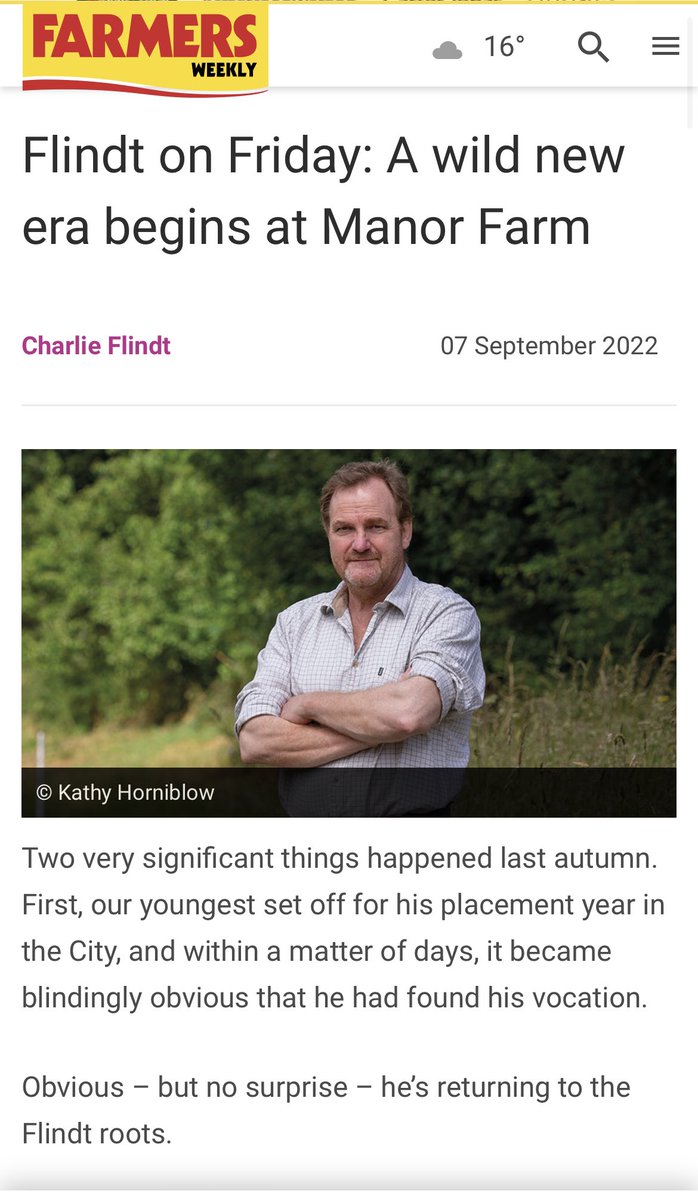 wigsandwords's tweet photo. Anyone who made it all the way to the epilogue of #RootedBook will know about this. For everyone else, here it is. Uncle Charlie’s final @FarmersWeekly column. We went on quite a  when I wrote my book, he and I, but I never expected it to end like this. And now it has. https://t.co/QLKyFtkpJi
