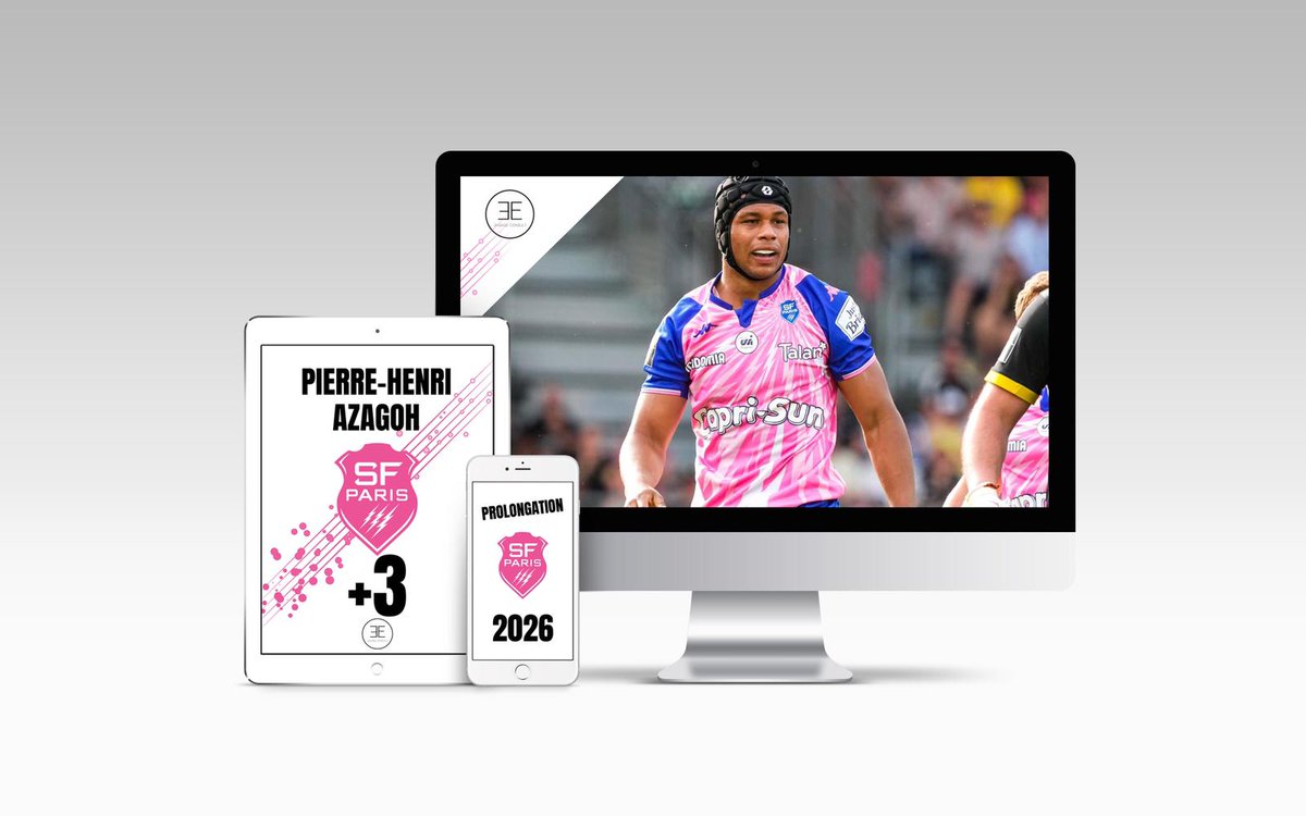 ConsultEngage's tweet photo. Arrivée du @RCME91 il y a déjà trois ans au @SFParisRugby, période pendant laquelle il a fait ses débuts en @top14rugby et obtenu ses premières sélections avec @FranceRugby, @PH_Azagoh va poursuivre l'aventure pour au moins 3 nouvelles saisons au sein du club Parisien ! https://t.co/J1e4yAfQZL