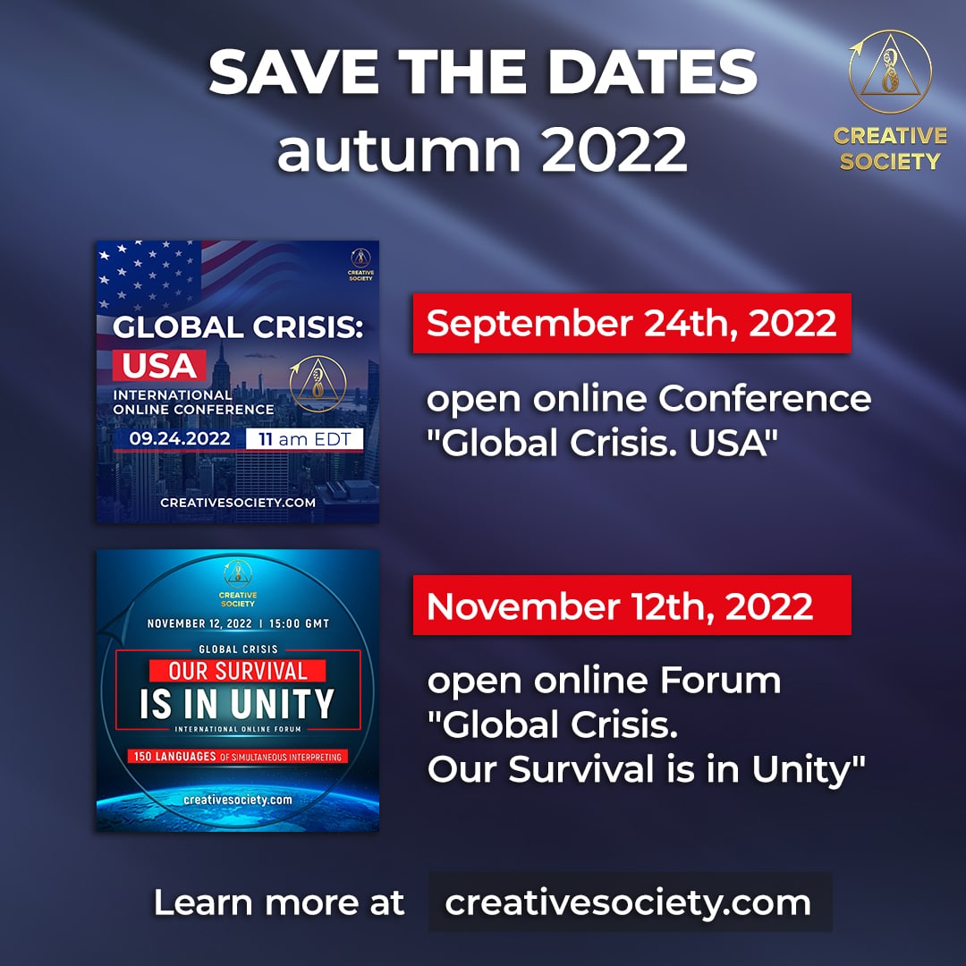 _GlobalCrisis_'s tweet photo. ‼️ #SaveTheDates ‼️ 
international online open events

🇺🇸 September 2️⃣4️⃣th
#GlobalCrisis. #USA 
🔴 https://t.co/qVhk5kBBjB
#US #AmericanDream #Americans

🌐November 1️⃣2️⃣th
Global Crisis. #SurvivalinUnity

Learn about the solution. #CreativeSociety https://t.co/Ywf5Wxqvbp