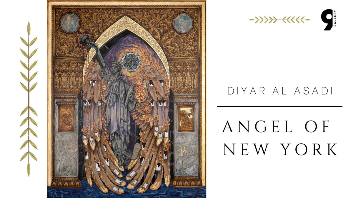 TONIGHT! Join us as 9 presents a one-night-only event celebrating the release of Diyar Al Asadi’s latest masterpiece, “Angel of New York”, Friday, September 9th, 6-9 PM in the lobby of The Lawrence Building, 515 E Grant St, Phx. 
#9thegallery #artistsaz #newyork #newyorkcity #nyc