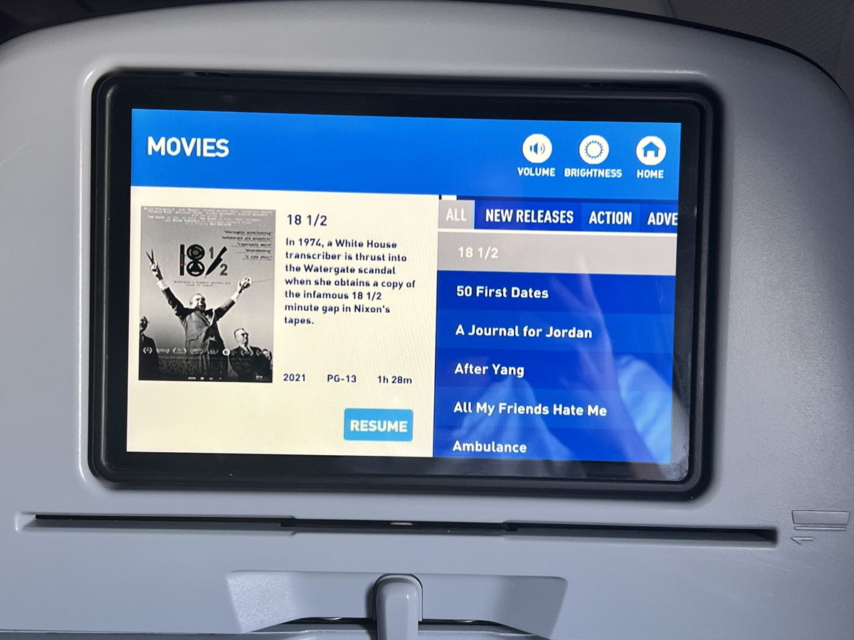 DanMirvish's tweet photo. Ya know what’s cooler than @18andAHalf being #1 on @JetBlue’s list of films? When your cast members see it on a flight to #TIFF and text you about it from mid-air!! #BestActorsEver !! https://t.co/LuZngcB12B