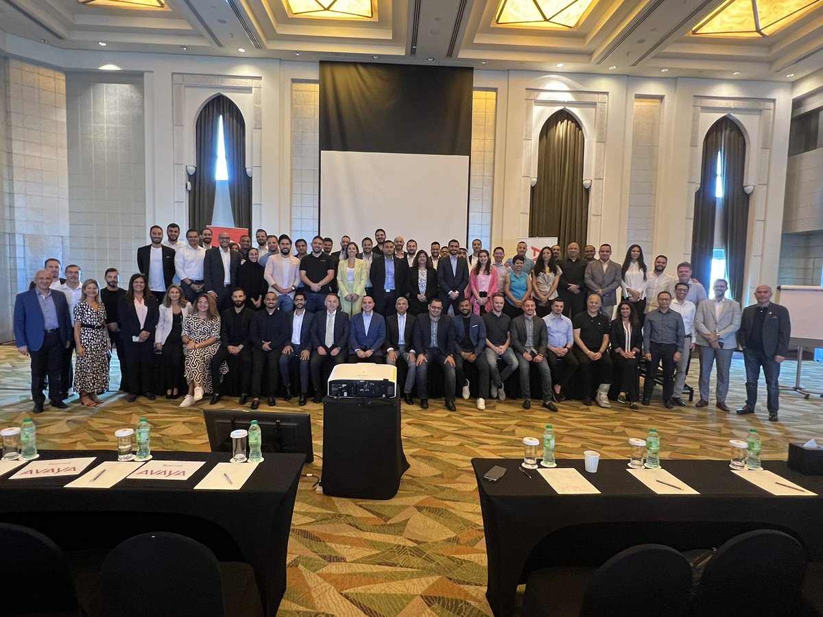 FadiMoubarak_AV's tweet photo. A strategic partnership between Avaya and ALE bound to succeed based on an amazing mutual commitment at all levels. Enablement session in UAE is  one of the founding blocks @avaya @NidalAbouLtaif @ALUEnterprise @RaniaMuslmani https://t.co/bgOmohmtRN