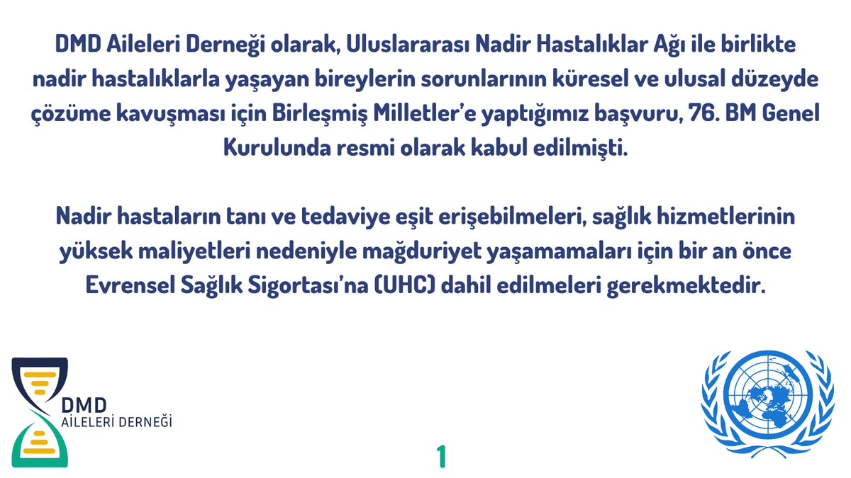 Dmd_aileleri's tweet photo. Nadir hastalıkların Evrensel Sağlık Sigortasına dahil edilmesi ve evlilik öncesi tarama testlerinin zorunlu hale getirilmesi için kamuoyunu ve tüm paydaşları göreve davet ediyoruz! https://t.co/Y0wqURw4wE