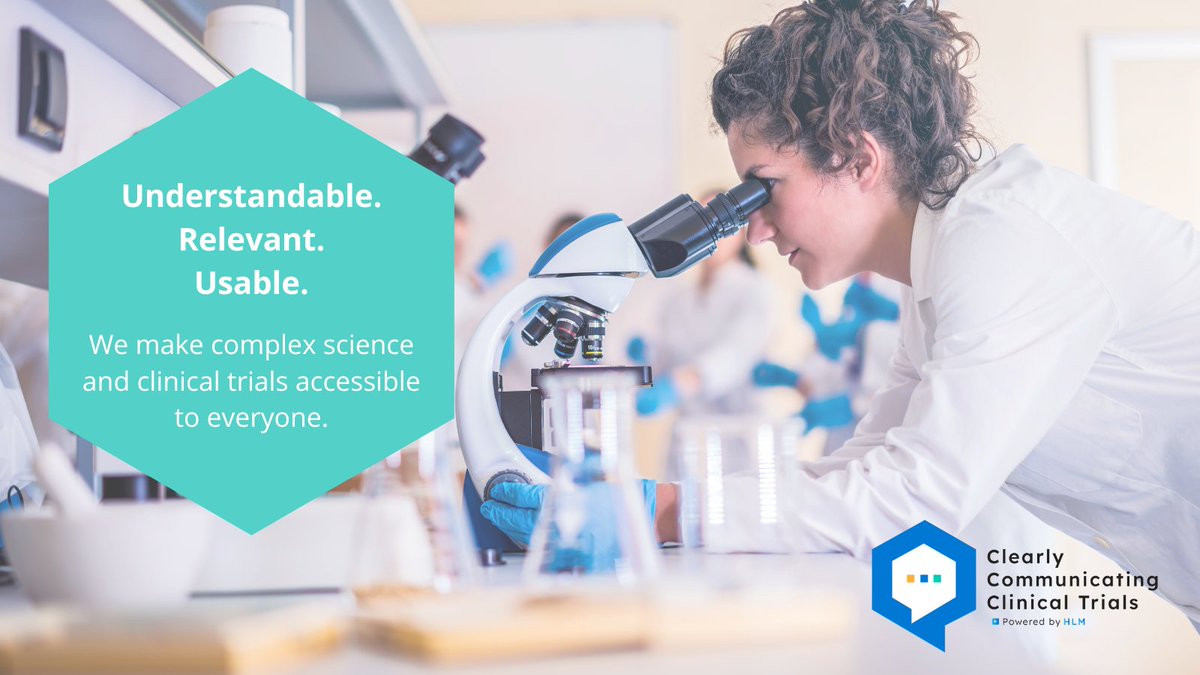 Did you know that we have a team dedicated to making clinical trials easier to understand? Our @c3t_hlm  team makes complex science and clinical trials accessible to everyone. We can help you improve any stage of your clinical trial. Learn more here: c3t.media