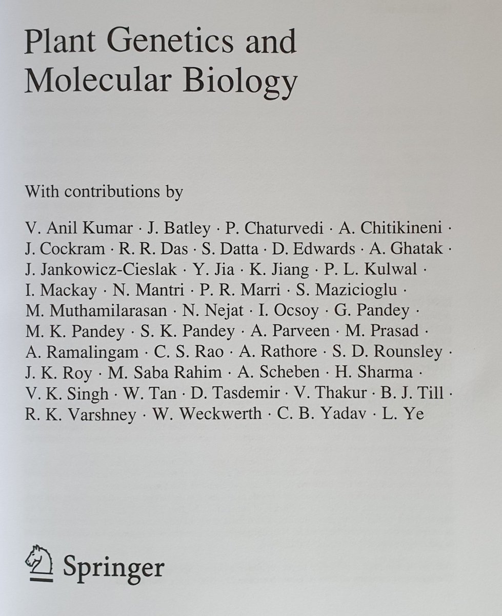 It feels great to receive books from #Springer @SN_OAbooks @SpringerNature and also contributing two highly cited chapters in both of them with @palak3129 @WeckwerthWolf @cell_biomaths @rajvarshney @Manishpandey99 @Anuchitikineni
#pollen #metabolomics #plantstress #abioticstress