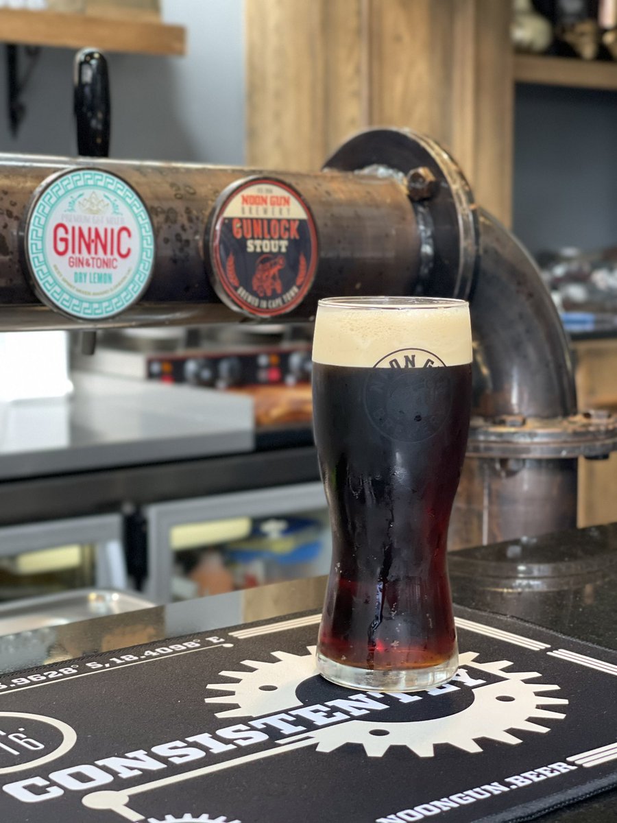 NoonGunBrewery's tweet image. 🎉 GUNLOCK STOUT is on TAP! 🍺 Kegged today 🤤 Come try our NEW Noon Gun session beer in the tap room and tell us what you think 😃🍺🍺🍺

#beer #newbeer #sessionbeer #craftbeer #weekend #friday #capetown #muizenberg #stout #stoutbeer #craftbeerlife #weekendvibes #taproom
