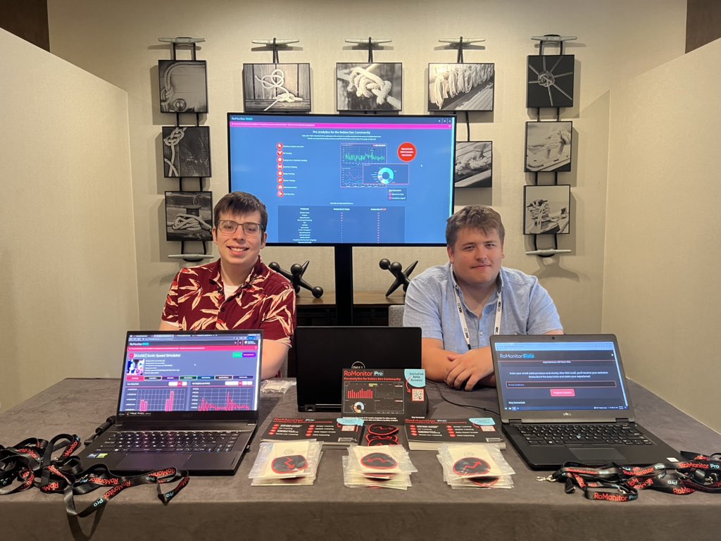 RoMonitorStats's tweet image. Visit some of the RoMonitor engineers at the Hyatt Centric @ Fisherman’s Wharf and to learn about RoMonitor Pro and pick up some exclusive merch! #RDC2022