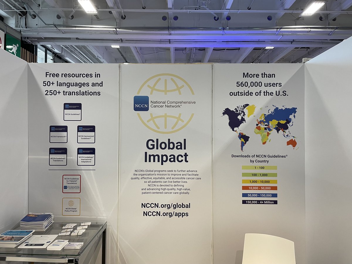 NCCN's tweet photo. NCCN is at #ESMO2022! Visit us at booth number #S226 through 12 September to learn more about NCCN global programs and resources! https://t.co/GHqaYIyiiQ