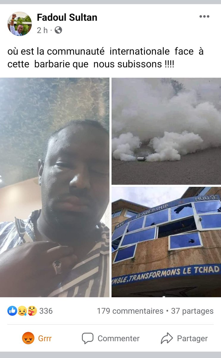 TNaibara's tweet photo. La peur ou la honte ? 
Comment rester insensible face à tout celà ?
Honte à vous qui ordonner pour faire le mal à la population.
@Akoulamallah @com_gouv_td @TransTchad @FadoulSultan @Succes_MASRA 
#TaLibertèNaitraDeTonCourage https://t.co/tUFxouS8mM