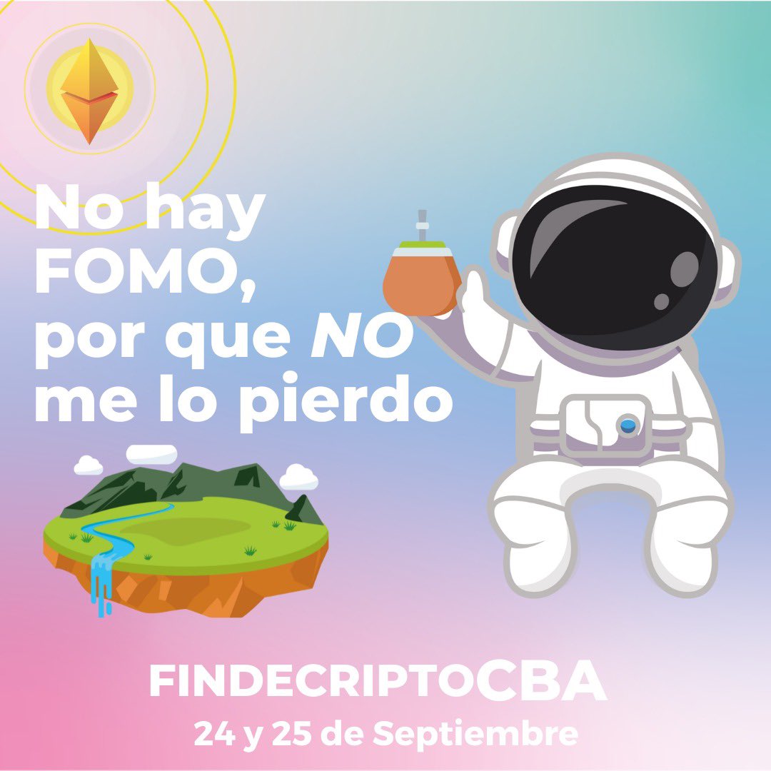 BoraWeb3's tweet photo. Alguien dijo se viene algo grande 🚀
Tiembla Córdoba nuevamente
#findecriptoCBA
24 y 25 de septiembre. Los esperamos https://t.co/vgJ2qchabr