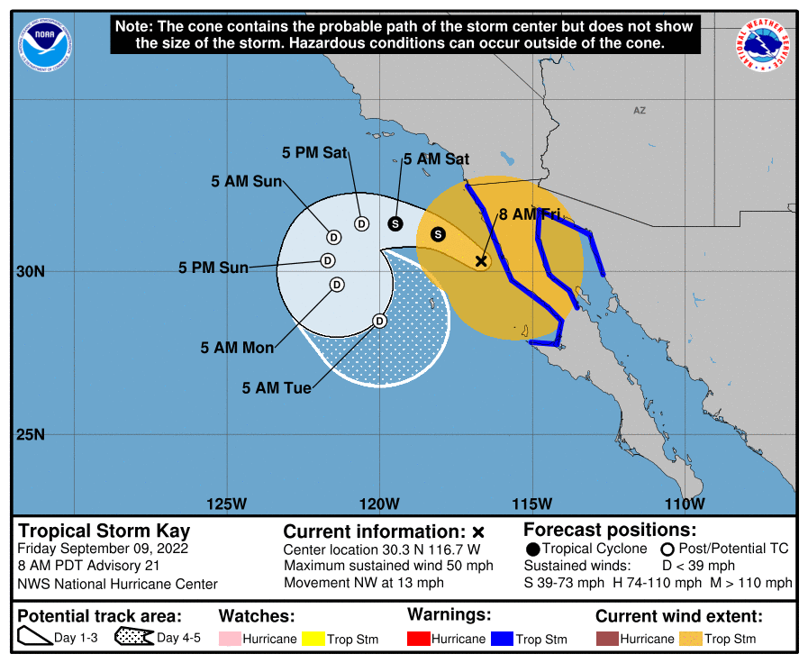 IreneCarmichae1's tweet photo. KAY MOVING NORTHWESTWARD NEAR THE COAST OF THE NORTHERN BAJA CALIFORNIA PENINSULA
HEAVY RAINS AND FLOODING ONGOING IN MEXICO AND SPREADING INTO SOUTHERN CALIFORNIA AND ARIZONA #tskay #mexicowx #cawx #azwx
https://t.co/bGWk0EOT14 https://t.co/JnLMg9N9V4