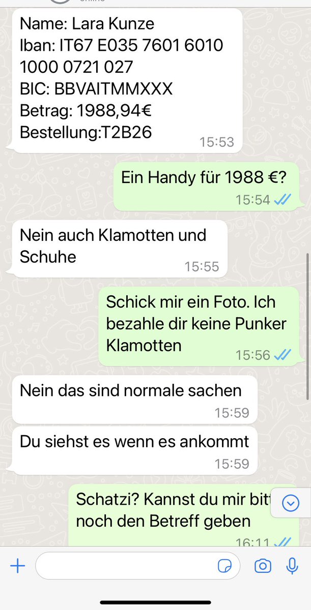 stadtmatrose's tweet image. Meine Kollegen und ich hatten eben sehr viel Spaß mit „meiner Tochter“. 

Keine Ahnung warum sie mich am Ende geblockt hat.