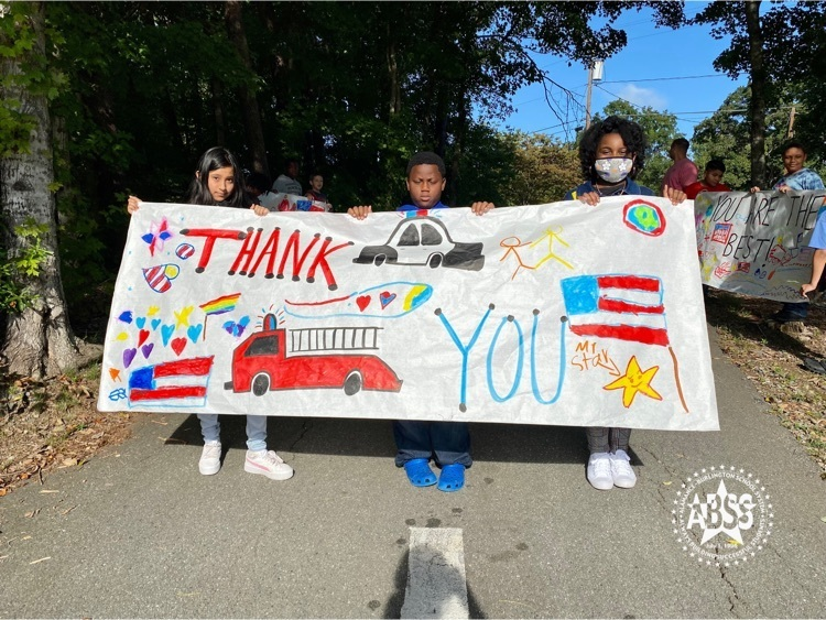 ABSSPublic's tweet photo. It was a perfect day for a First Responder Parade today at North Graham Elementary! Thanks, Alamance Co. Sheriff’s Dept., Graham Fire & Police, Alamance County Sheriff’s Color Guard, and the Graham HS Chorus for coming out for our students. #ABSSCommunity #911WeRemember https://t.co/qtdMsCGw7o