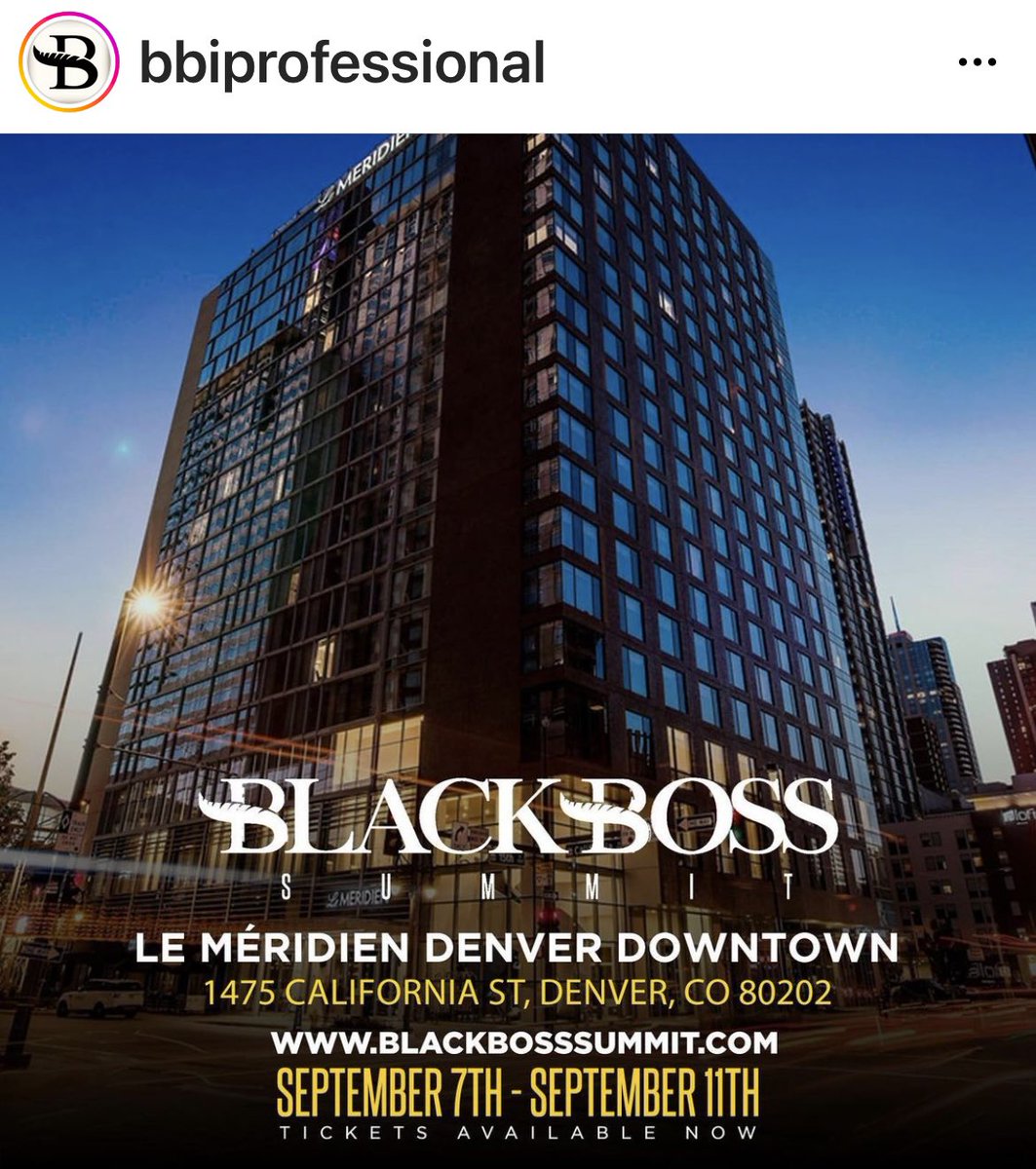 It’s here! And you can still buy tickets. #blackentrepreneurship #wealthbuilding