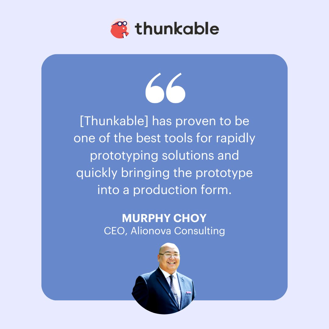 thunkable's tweet photo. Learn how the CEO of Alionova Consulting utilizes Thunkable to help clients beat competitors to the punch: https://t.co/Z2AsZfGD6R

#thunkable #nocode #nocodetechnology #nocodeplatform #design #startup #nocodeapps https://t.co/Hib6mstBzH