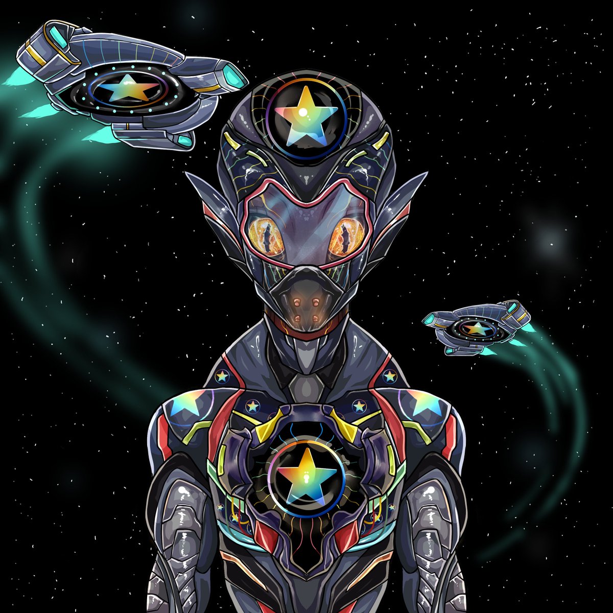 We are having a contest for you to suggest a special asset/prop for the upcoming mint!

Drop your suggestion in our discord:

discord.gg/axDPPcMTCr

Community voted winner gets free Wave 2 NFT &amp; 300 $STARS

👀Super rare <a href="/StargazeZone/">Stargaze ✨🔭</a> themed Centaurian Citizen below🔥🔥