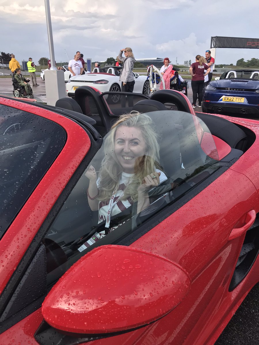 This is Sophie- muscle warrior - she has MD and nothing stops her with a degree in physics and now she’s out on the track at Silverstone for the MHF 10 anniversary @musclewarrior #lightitup10 you can help more kids with MD realise their dreams musclehelp.com