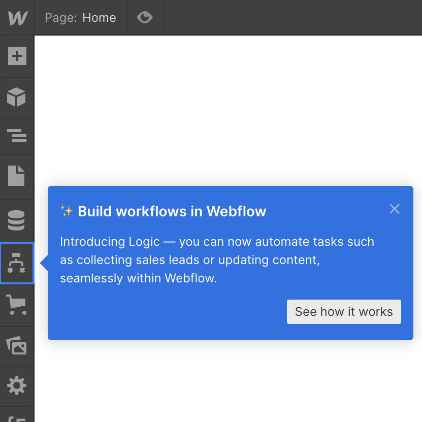 Weili_Z_0723's tweet photo. Yes, let's go!π @webflow #webflowlogic #nocode https://t.co/rVyaaP12Sg