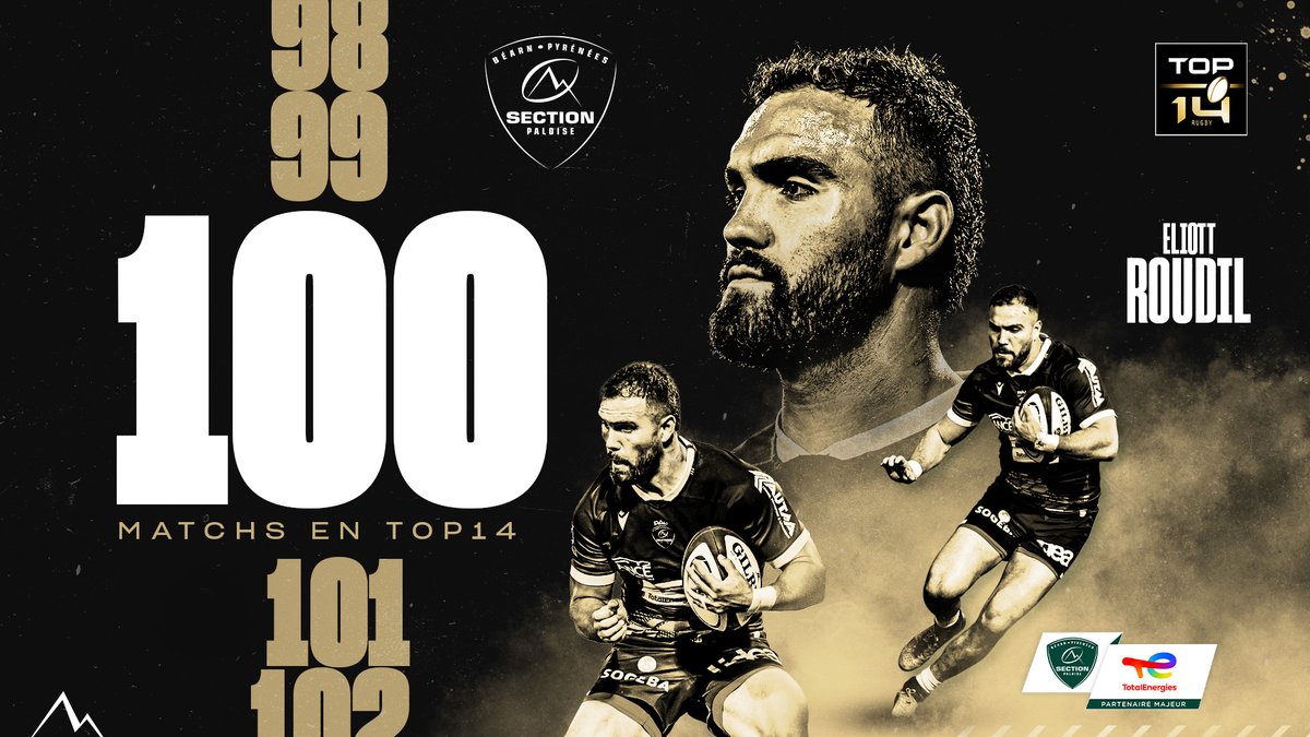 ✨🤩 Titulaire au centre aujourd'hui à Clermont, 𝐄𝐥𝐢𝐨𝐭𝐭 𝐑𝐨𝐮𝐝𝐢𝐥 disputera (déjà !) son 1️⃣0️⃣0️⃣e match de TOP 14 à 25 ans. 

👏 Bravo Eliott et bon match !

#ASMSP #TOP14 #HonhaSection