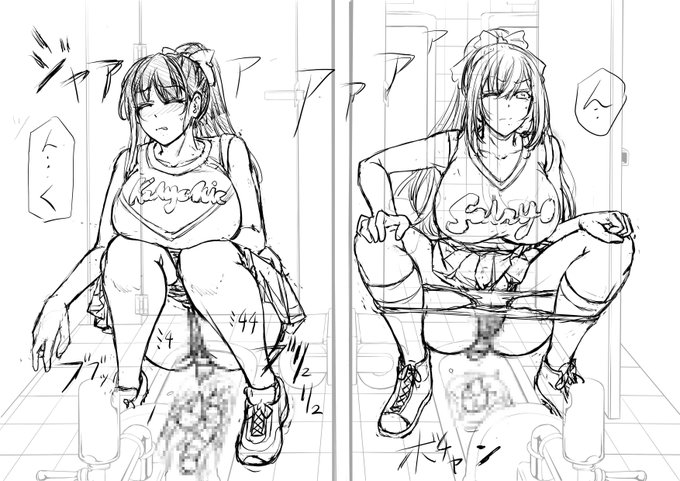 #コミッション 現在同時に3作品の下書きを進めてます。とりあえず一通りできたので今度はペン入れ作業を平行してやっていきます 