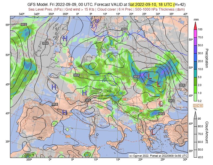 meteosky's tweet photo. OSTRZEŻENIA PRZED INTENSYWNYMI OPADAMI DESZCZU W DNIACH 10-11.09.2022r.
Jak widać na załączonych modelach, z południa kontynentu kolejny niż genueński z soboty na niedzielę sprowadzi umiarkowane i intensywne opady deszczu. 
https://t.co/evi0NcuhEu https://t.co/6IbF9OdJkp