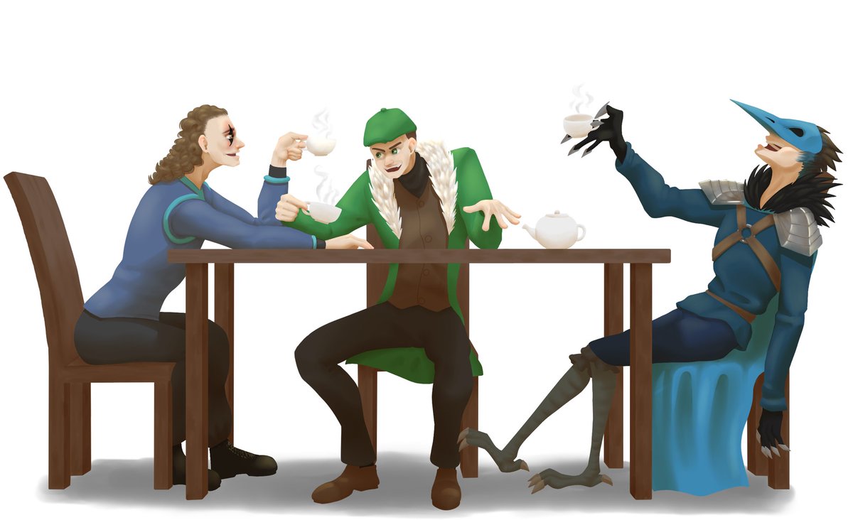VarsIsDead's tweet photo. Вернулась из ролплейного лагеря… так сказать под впечатлением…
#roleplay #fanart #ролеваяигра https://t.co/ca7QgcYYRq