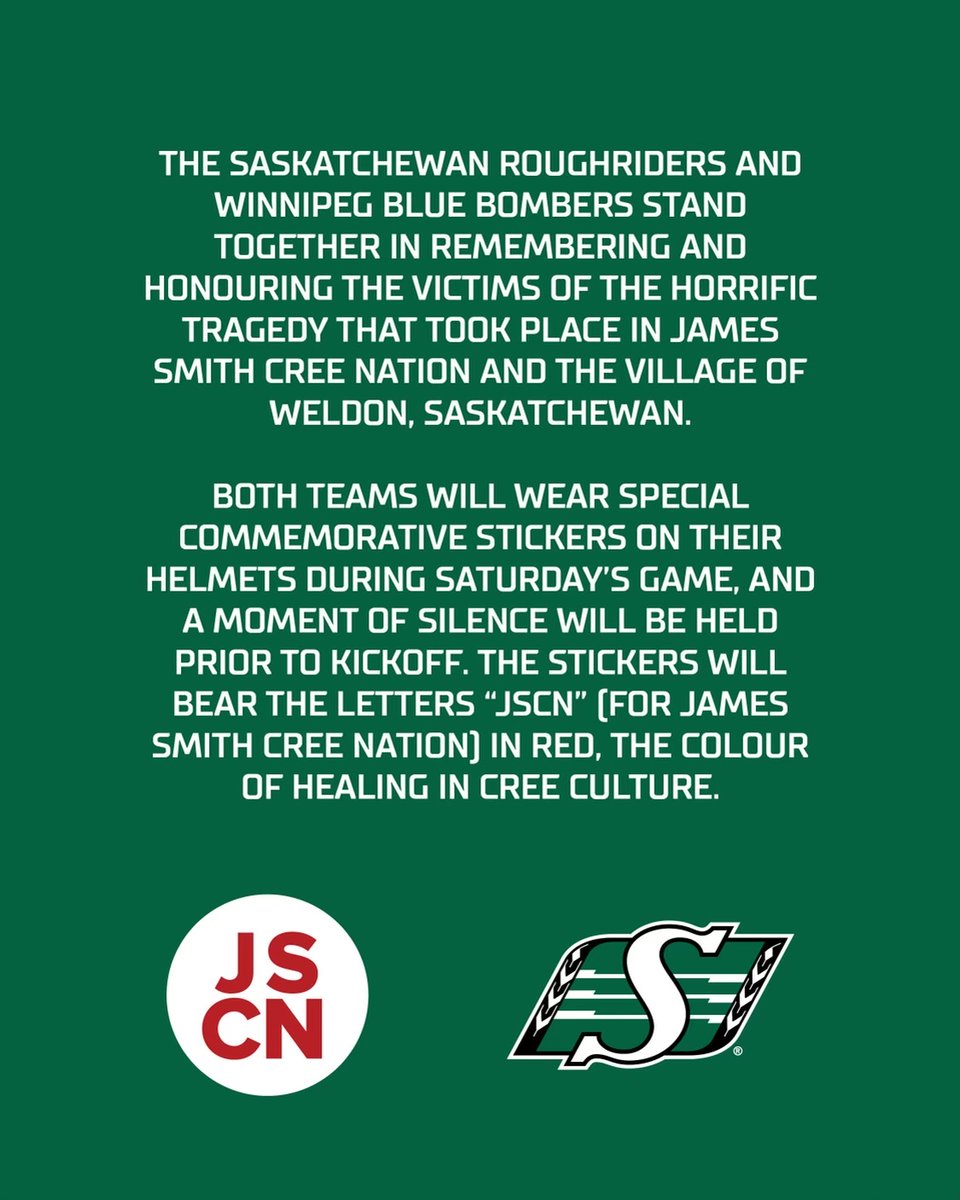 Saskatchewan Roughriders tweet media