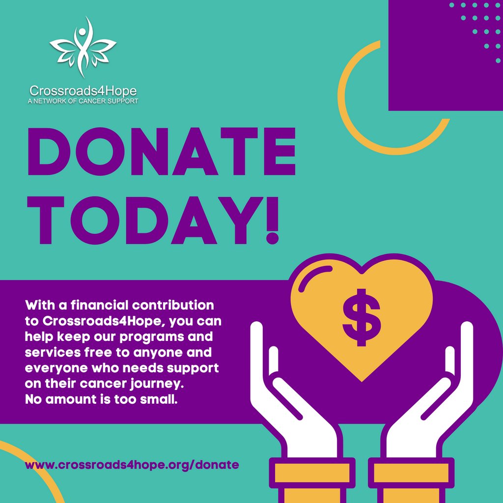 When you donate to Crossroads4Hope, 86 cents of every dollar goes to the delivery of life-changing programs and services provided to people with cancer, survivors, family members, and caregivers. All of our programs and services are delivered at no charge to our members.