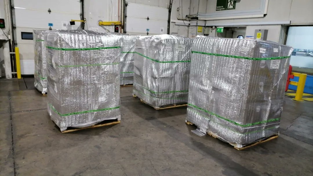 Controlc_chile's tweet image. Damos inicio a la temporada de fruta, fotografías de nuestro primer embarque de arándanos frescos con destino Incheon, estamos felices de informarles que tenemos espacios exclusivos para que nuestros clientes se encuentren seguros de sus exportaciones aéreas #fruta #arandanos