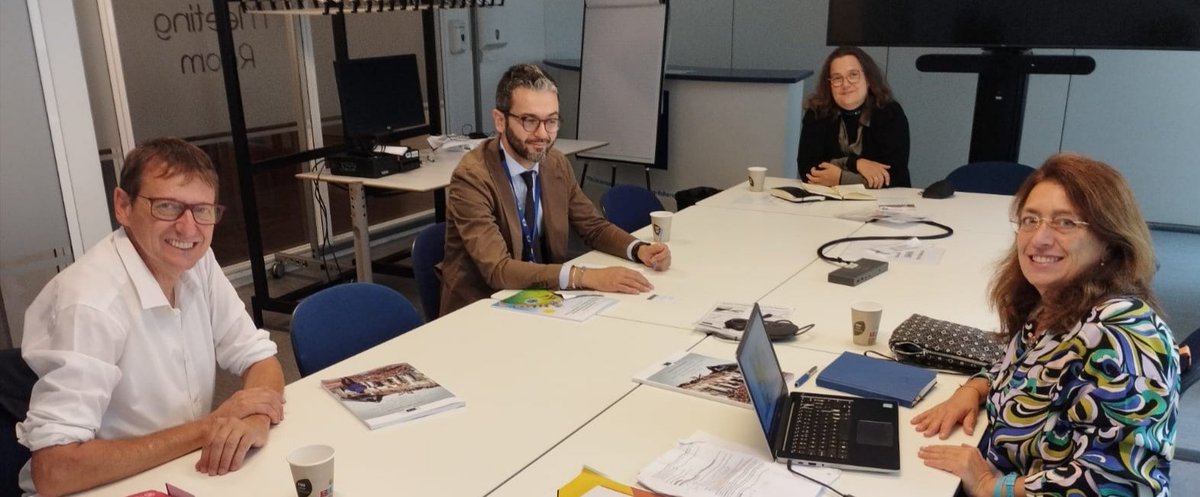EUROPARC's tweet photo. EUROPARC Council member Stefano Santi in Brussels: very fruitful dialogue with @eu_echo, @EU_Regional and @EU_CoR about the experience that our #Parks of #TransParcNet can provide to EU on #crossborder territories management, #climate adaptation, #disasters prevention. 🇪🇺🤝 https://t.co/6fBaLpFdYw