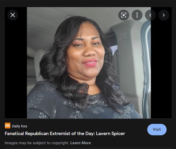 RitaMcRedLight's tweet photo. @lavern_spicer Dang Lavern! Is this your day job?
#YouAreNotHelping
P.S. I missed your #DailyKos award! "Fanatical Republican Extremist of the Day: Lavern Spicer." Congrats! https://t.co/VQ7GnJ6Pwe
