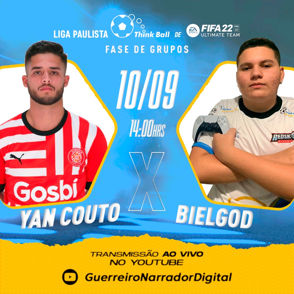 ethinkball's tweet photo. SE LIGA NESSE CONFRONTO! É neste sábado! Fique ligado que vai ter transmissão ao vivo com narração! https://t.co/zhbEncyVo9