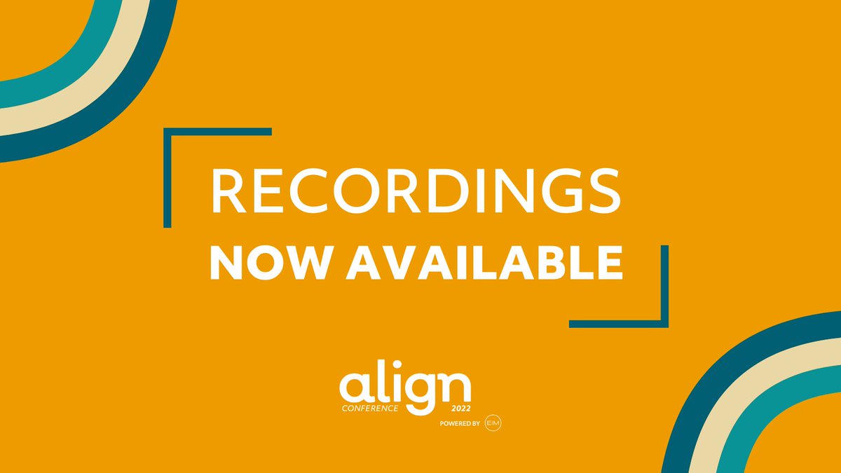 align_conf's tweet image. 📽️ Recordings Now Available! You can now watch the recorded Saturday lectures from the 2022 Align Conference. Access the recordings through the agenda feature in the conference app, then navigate to Sat., Aug. 27. You will see the "View Recording" button for each panel. Enjoy!