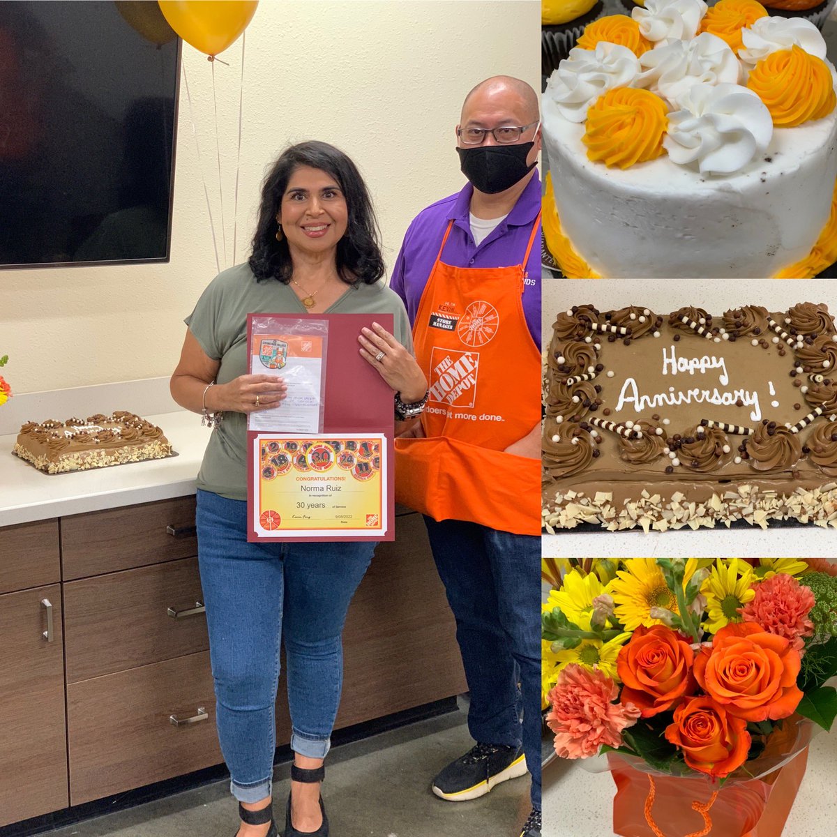 o0mayraa's tweet photo. Happy 30 year anniversary to Norma! Thank you for all these years of amazing service! You are greatly appreciated! #6947 #30years https://t.co/01Bjyt7TM3