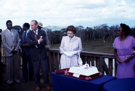 The Treetops Lodge tribute to HM Queen Elizabeth II to the <a href="/RoyalFamily/">The Royal Family</a> and people of the United Kingdom.

(Pictures of HM #QueenElizabeth and HRH Prince Phillip during their 1983 visit to Treetops Lodge).