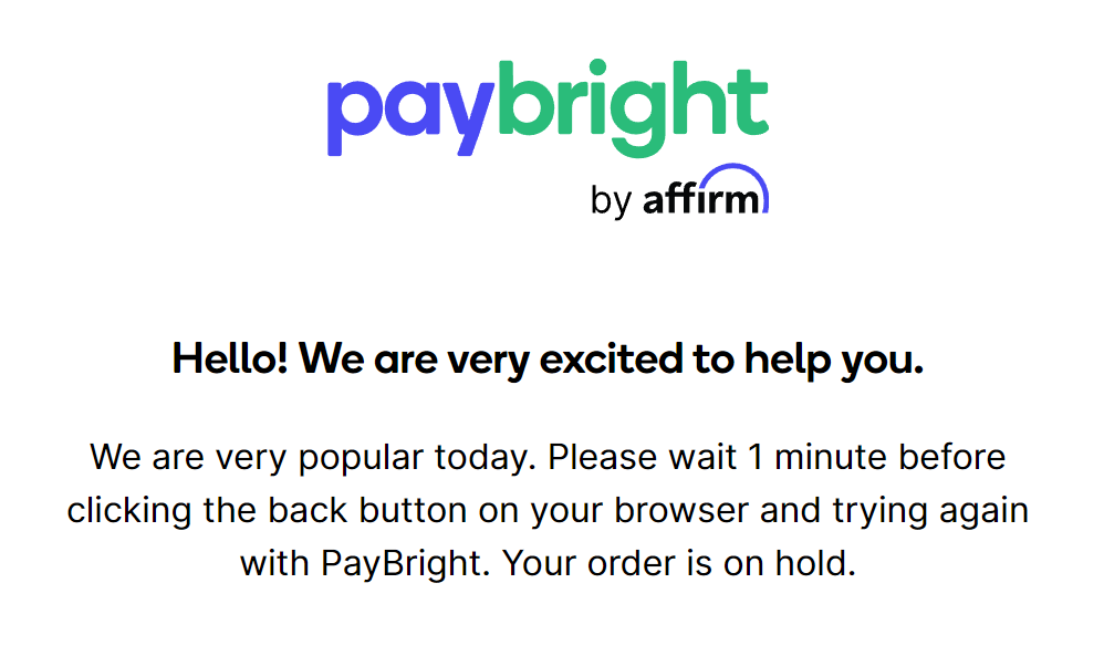 conspickerous's tweet photo. @Affirm Tried starting from scratch just now even though I had a Day 1 delivery date originally (looks like it expired), and it still shows up like this. What's up #paybright @apple @AppleSupport @AppleSupportCAN ? Us waking up early just to order and what we get is this? https://t.co/EnJ6Jc5PPc